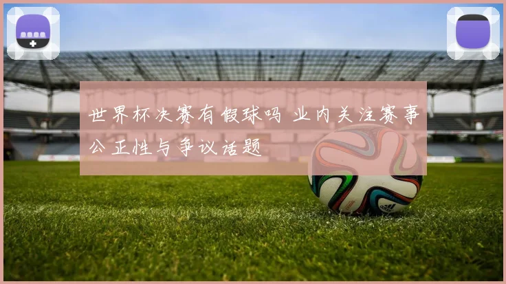 世界杯决赛有假球吗 业内关注赛事公正性与争议话题