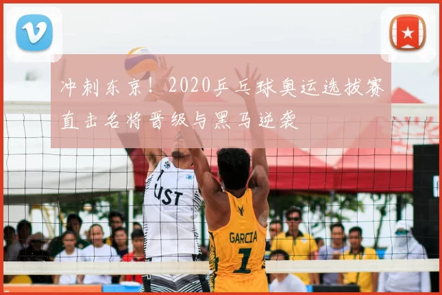 冲刺东京！2020乒乓球奥运选拔赛直击名将晋级与黑马逆袭